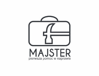 Projekt graficzny logo dla firmy online majster pierwsza pomoc